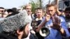 El líder de las protestas Alexei Navalny.