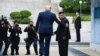 El presidente Donald Trump en territorio norcoreano, el domingo 30 de junio de 2019. (Brendan Smialowski / AFP)