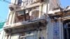 Imagen del colapso parcial del edificio de Galiano 210, entre Virtudes y Concordia, publicada por Sonia López en su cuenta de Facebook.