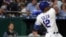 El cubano Jorge Soler, jardinero de los Reales de Kansas City, batea un jonrón contra los Tigres de Detroit. (Jay Biggerstaff-USA TODAY Sports)