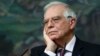 El alto representante para la Política Exterior de la Unión Europea (UE), Josep Borrell, en su visita a Rusia. (Russian Foreign Ministry Press Service via AP)