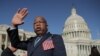 John Lewis, legislador y activista de los derechos humanos, en octubre del 2017
