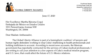 Carta de Global Liberty Alliance a la embajadora de México en Washington, DC.