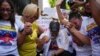 Imagen de las protestas en Venezuela