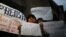 Protestas en Ciudad de México el 10 de julio de 2023 tras asesinato del comunicador Luis Martín Sánchez Iniguez. (Reuters/Raquel Cunha).