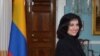 Ministra de Relaciones Exteriores de Colombia, Claudia Blum, se reune con el Secretario de Estado.
