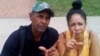 Aimara Nieto Muñoz junto a su esposo, el opositor Ismael Boris Reñí. (Foto cortesía de CubaNet)
