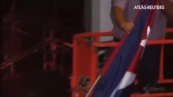 La bandera de Cuba ya ondea en el Departamento de Estado norteamericano La bandera de Cuba ya ondea en el Departamento de Estado norteamericano