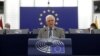 Josep Borrell, vicepresidente de la comisión europea encargada de coordinar la acción exterior de la Unión Europea, pronuncia un discurso en el Parlamento Europeo, en Estrasburgo, Francia, el 8 de junio de 2021. Jean-Francois Badias / Pool via REUTERS
