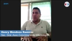Henry Mendoza Ramíres Sec. Salud Colombia (VOA) Henry Mendoza Ramíres Sec. Salud Colombia (VOA)