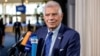 Foto Archivo. El jefe de la diplomacia europea, Josep Borrell, en una charla con periodistas.