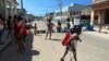 Bloqueo de calle en Tamarindo, entre Rabí y Diez de Octubre, en el reparto habanero de Santos Suárez, el 1 de octubre de 2025.