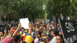 Protesta de exiliados en Nueva York Protesta de exiliados en Nueva York