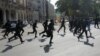 Boinas Negras desplegadas para reprimir a los manifestantes en La Habana.