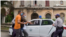Policías en Cuba