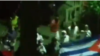 Acto de repudio el 3 de abril en la noche frente a la sede de la UNPACU en Santiago de Cuba.